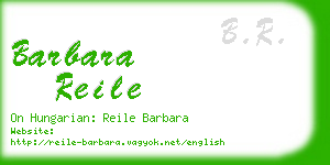 barbara reile business card